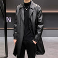 Trench Coat de Cuero BRAVEN — Colección Urbana